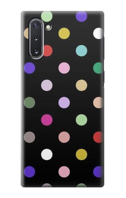 S3532 カラフルな水玉 Colorful Polka Dot Samsung Galaxy Note 10 バックケース、フリップケース・カバー