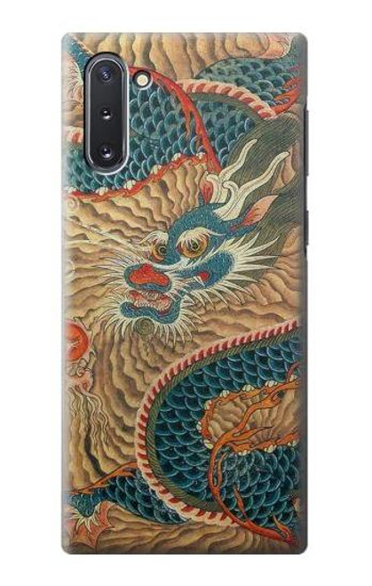 S3541 ドラゴンクラウドペインティング Dragon Cloud Painting Samsung Galaxy Note 10 バックケース、フリップケース・カバー