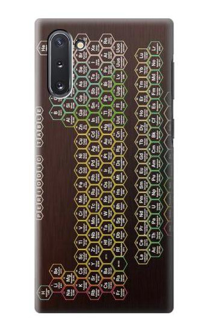 S3544 ネオンハニカム周期表 Neon Honeycomb Periodic Table Samsung Galaxy Note 10 バックケース、フリップケース・カバー