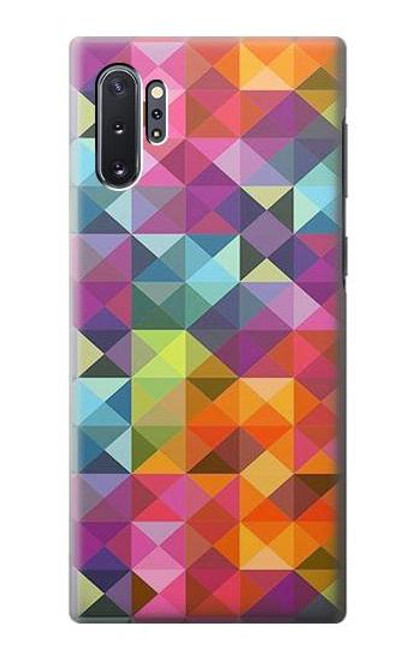 S3477 抽象的なダイヤモンドパターン Abstract Diamond Pattern Samsung Galaxy Note 10 Plus バックケース、フリップケース・カバー