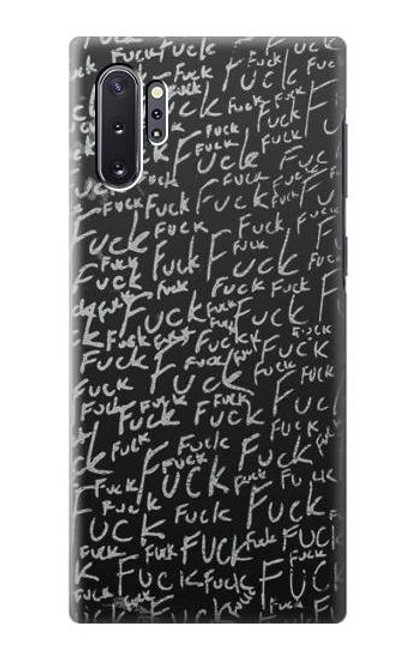 S3478 面白い言葉黒板 Funny Words Blackboard Samsung Galaxy Note 10 Plus バックケース、フリップケース・カバー