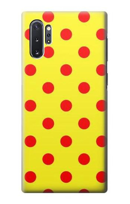 S3526 赤い水玉 Red Spot Polka Dot Samsung Galaxy Note 10 Plus バックケース、フリップケース・カバー