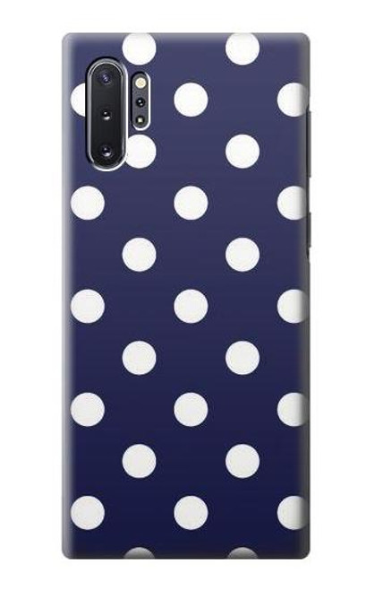 S3533 ブルーの水玉 Blue Polka Dot Samsung Galaxy Note 10 Plus バックケース、フリップケース・カバー