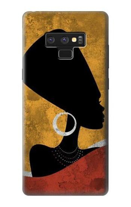 S3453 アフリカの女王ネフェルティティ African Queen Nefertiti Silhouette Note 9 Samsung Galaxy Note9 バックケース、フリップケース・カバー