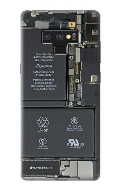 S3467 携帯電話の中のグラフィック Inside Mobile Phone Graphic Note 9 Samsung Galaxy Note9 バックケース、フリップケース・カバー