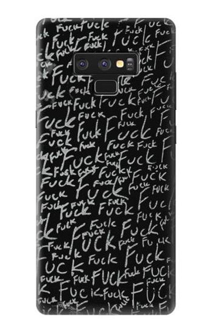 S3478 面白い言葉黒板 Funny Words Blackboard Note 9 Samsung Galaxy Note9 バックケース、フリップケース・カバー