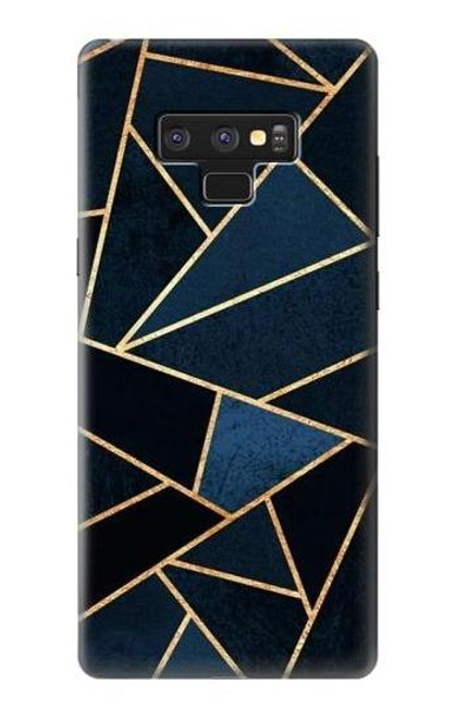 S3479 ネイビーブルーグラフィックアート Navy Blue Graphic Art Note 9 Samsung Galaxy Note9 バックケース、フリップケース・カバー
