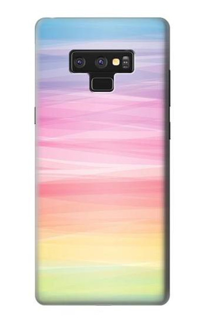 S3507 カラフルな虹 パステル Colorful Rainbow Pastel Note 9 Samsung Galaxy Note9 バックケース、フリップケース・カバー