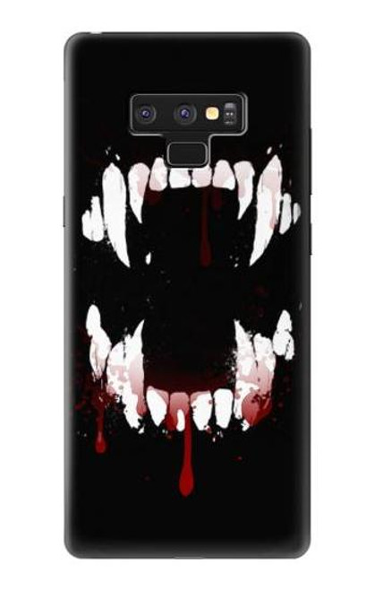 S3527 吸血鬼の歯 Vampire Teeth Bloodstain Note 9 Samsung Galaxy Note9 バックケース、フリップケース・カバー
