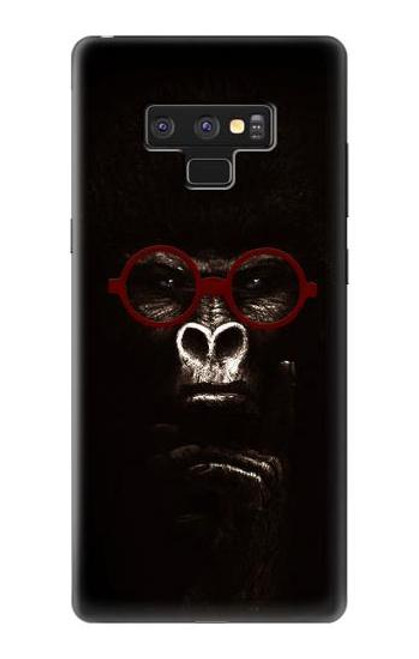 S3529 思考ゴリラ Thinking Gorilla Note 9 Samsung Galaxy Note9 バックケース、フリップケース・カバー