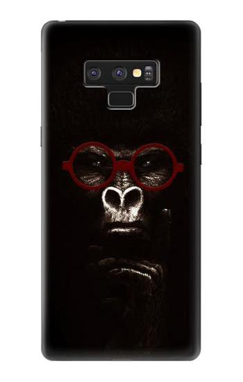 S3529 思考ゴリラ Thinking Gorilla Note 9 Samsung Galaxy Note9 バックケース、フリップケース・カバー