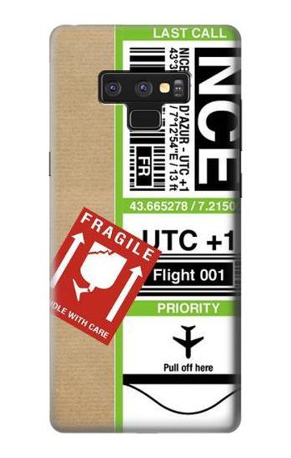 S3543 荷物タグアート Luggage Tag Art Note 9 Samsung Galaxy Note9 バックケース、フリップケース・カバー