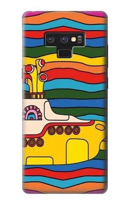 S3599 ヒッピーイエローサブマリン Hippie Submarine Note 9 Samsung Galaxy Note9 バックケース、フリップケース・カバー