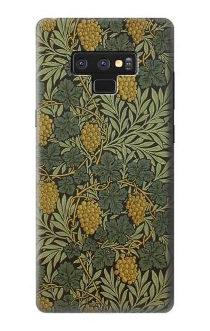 S3662 ウィリアム・モリス・ヴァイン・パターン William Morris Vine Pattern Note 9 Samsung Galaxy Note9 バックケース、フリップケース・カバー