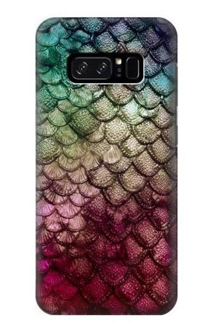 S3539 人魚の鱗 Mermaid Fish Scale Note 8 Samsung Galaxy Note8 バックケース、フリップケース・カバー