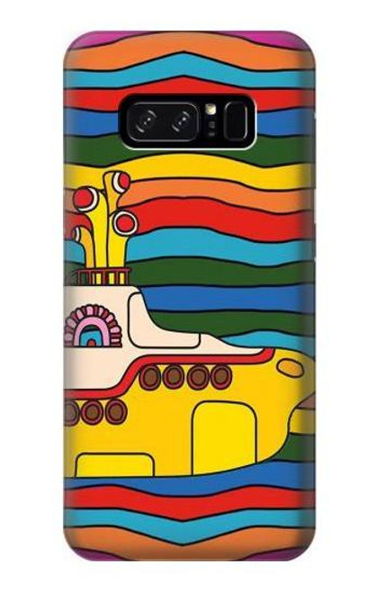 S3599 ヒッピーイエローサブマリン Hippie Submarine Note 8 Samsung Galaxy Note8 バックケース、フリップケース・カバー
