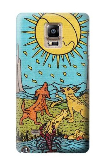 S3435 タロットカード月 Tarot Card Moon Samsung Galaxy Note 4 バックケース、フリップケース・カバー