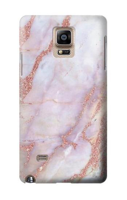 S3482 ピンクの大理石のグラフィックプリント Soft Pink Marble Graphic Print Samsung Galaxy Note 4 バックケース、フリップケース・カバー