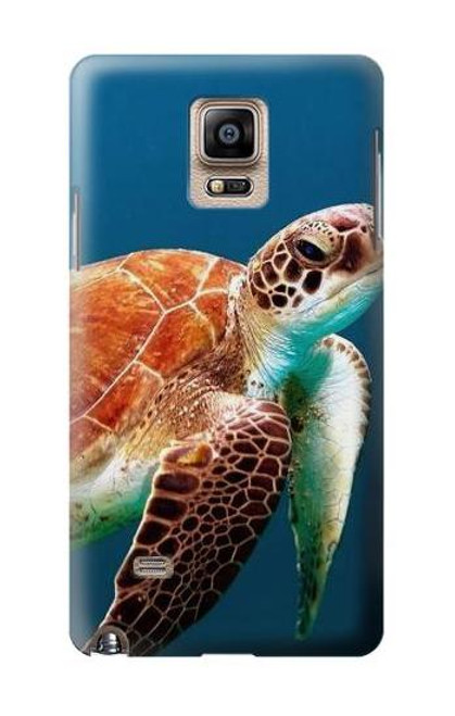 S3497 ウミガメ Green Sea Turtle Samsung Galaxy Note 4 バックケース、フリップケース・カバー