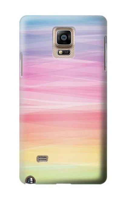S3507 カラフルな虹 パステル Colorful Rainbow Pastel Samsung Galaxy Note 4 バックケース、フリップケース・カバー