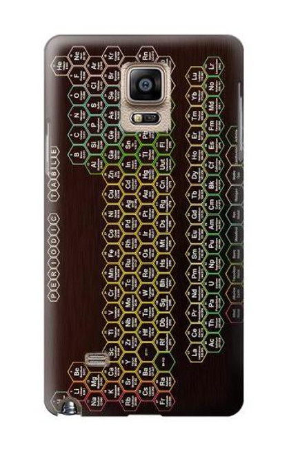 S3544 ネオンハニカム周期表 Neon Honeycomb Periodic Table Samsung Galaxy Note 4 バックケース、フリップケース・カバー