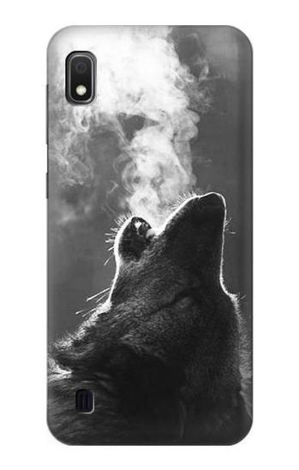 S3505 オオカミ Wolf Howling Samsung Galaxy A10 バックケース、フリップケース・カバー
