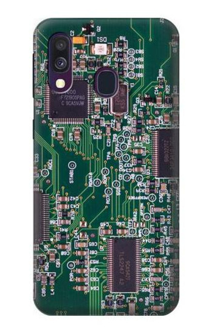 S3519 電子回路基板のグラフィック Electronics Circuit Board Graphic Samsung Galaxy A40 バックケース、フリップケース・カバー