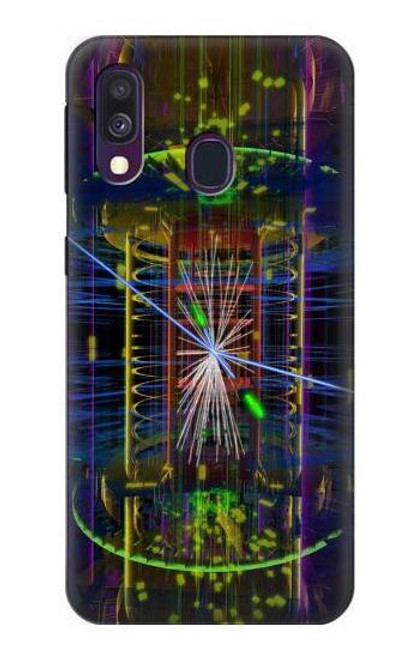 S3545 量子粒子衝突 Quantum Particle Collision Samsung Galaxy A40 バックケース、フリップケース・カバー