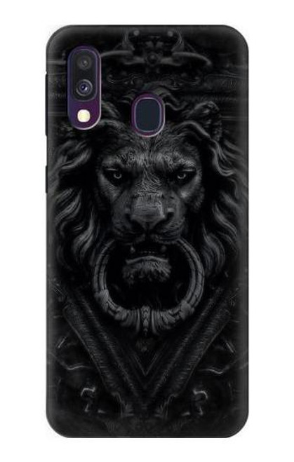 S3619 ダークゴシックライオン Dark Gothic Lion Samsung Galaxy A40 バックケース、フリップケース・カバー