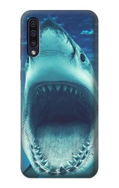S3548 イタチザメ Tiger Shark Samsung Galaxy A50 バックケース、フリップケース・カバー