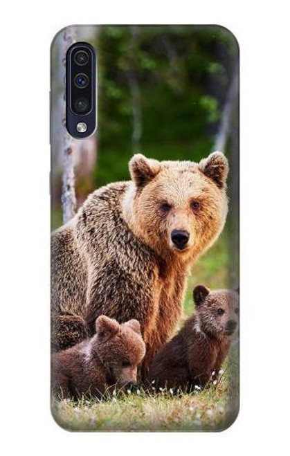 S3558 くまの家族 Bear Family Samsung Galaxy A50 バックケース、フリップケース・カバー