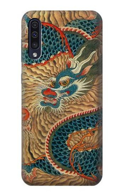 S3541 ドラゴンクラウドペインティング Dragon Cloud Painting Samsung Galaxy A70 バックケース、フリップケース・カバー