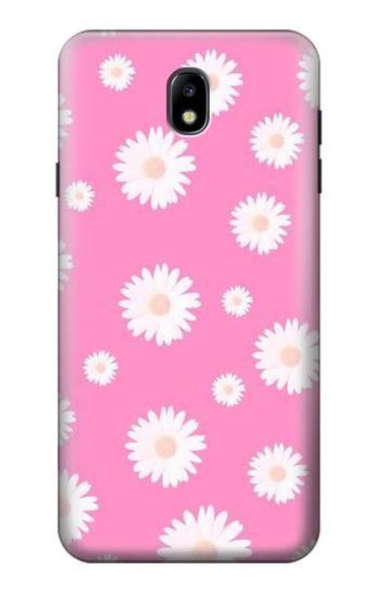 S3500 ピンクの花柄 Pink Floral Pattern Samsung Galaxy J7 (2018), J7 Star バックケース、フリップケース・カバー