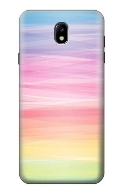 S3507 カラフルな虹 パステル Colorful Rainbow Pastel Samsung Galaxy J7 (2018), J7 Star バックケース、フリップケース・カバー