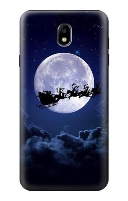 S3508 クリスマスサンタ Xmas Santa Moon Samsung Galaxy J7 (2018), J7 Star バックケース、フリップケース・カバー