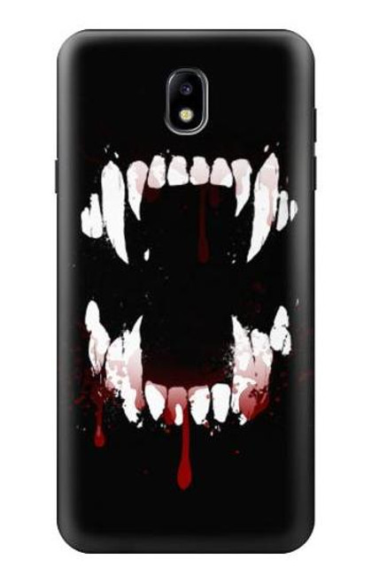 S3527 吸血鬼の歯 Vampire Teeth Bloodstain Samsung Galaxy J7 (2018), J7 Star バックケース、フリップケース・カバー
