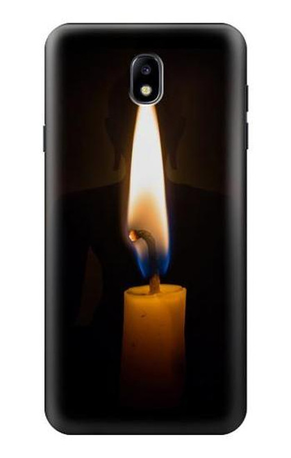 S3530 仏 Buddha Candle Burning Samsung Galaxy J7 (2018), J7 Star バックケース、フリップケース・カバー