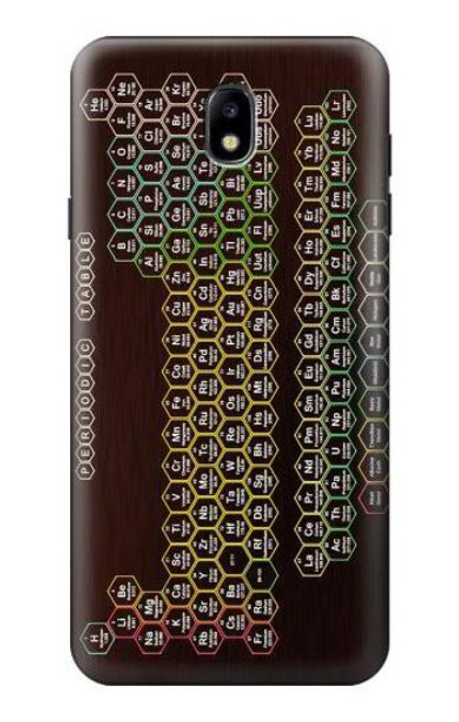 S3544 ネオンハニカム周期表 Neon Honeycomb Periodic Table Samsung Galaxy J7 (2018), J7 Star バックケース、フリップケース・カバー