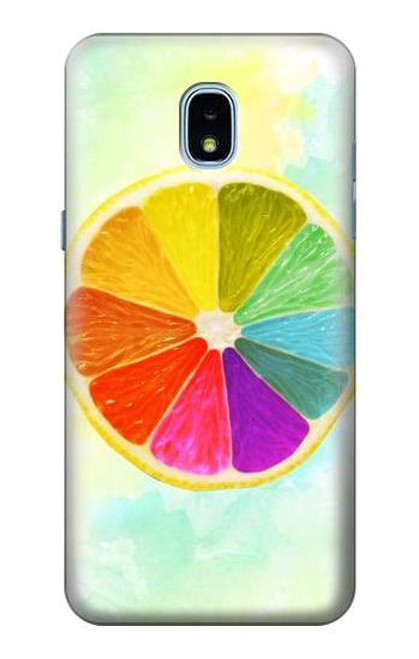 S3493 カラフルなレモン Colorful Lemon Samsung Galaxy J3 (2018), J3 Star バックケース、フリップケース・カバー