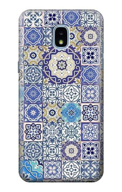 S3537 モロッコのモザイクパターン Moroccan Mosaic Pattern Samsung Galaxy J3 (2018), J3 Star バックケース、フリップケース・カバー