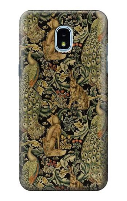 S3661 ウィリアム・モリス・フォレスト・ベルベット William Morris Forest Velvet Samsung Galaxy J3 (2018), J3 Star バックケース、フリップケース・カバー