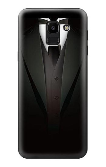 S3534 メンズスーツ Men Suit Samsung Galaxy J6 (2018) バックケース、フリップケース・カバー