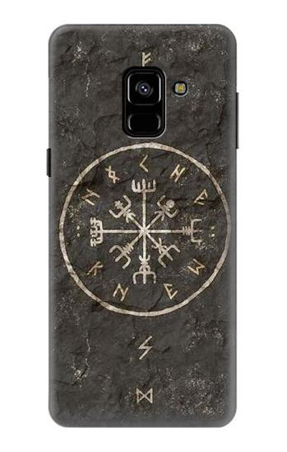 S3413 北欧の古代バイキングシンボル Norse Ancient Viking Symbol Samsung Galaxy A8 (2018) バックケース、フリップケース・カバー