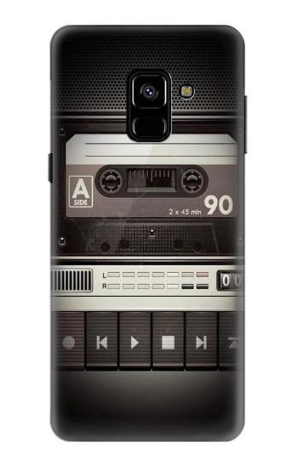 S3501 ビンテージカセットプレーヤー Vintage Cassette Player Samsung Galaxy A8 (2018) バックケース、フリップケース・カバー