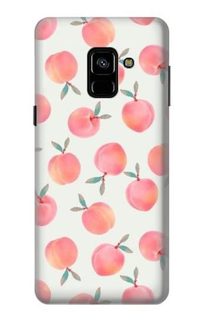 S3503 桃 Peach Samsung Galaxy A8 (2018) バックケース、フリップケース・カバー