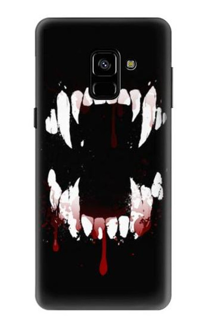 S3527 吸血鬼の歯 Vampire Teeth Bloodstain Samsung Galaxy A8 (2018) バックケース、フリップケース・カバー