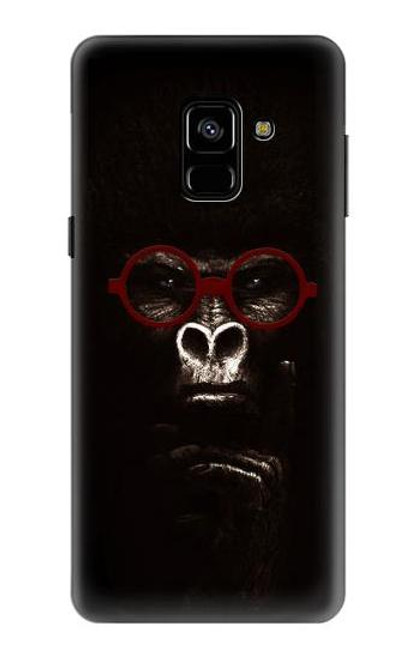 S3529 思考ゴリラ Thinking Gorilla Samsung Galaxy A8 (2018) バックケース、フリップケース・カバー