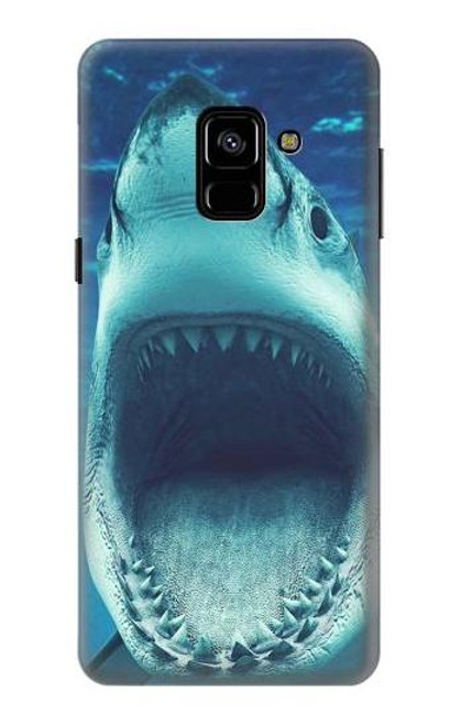 S3548 イタチザメ Tiger Shark Samsung Galaxy A8 (2018) バックケース、フリップケース・カバー