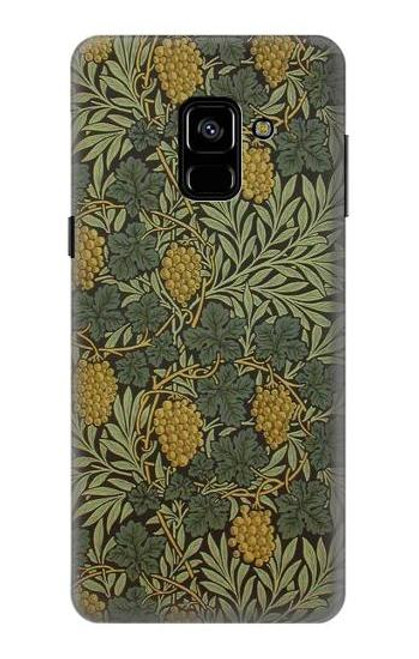 S3662 ウィリアム・モリス・ヴァイン・パターン William Morris Vine Pattern Samsung Galaxy A8 (2018) バックケース、フリップケース・カバー