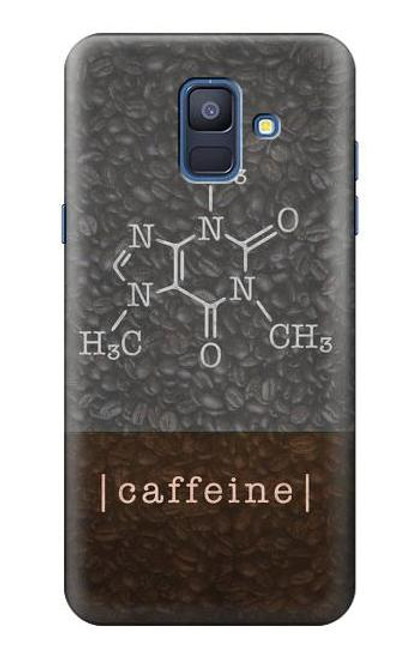 S3475 カフェイン分子 Caffeine Molecular Samsung Galaxy A6 (2018) バックケース、フリップケース・カバー